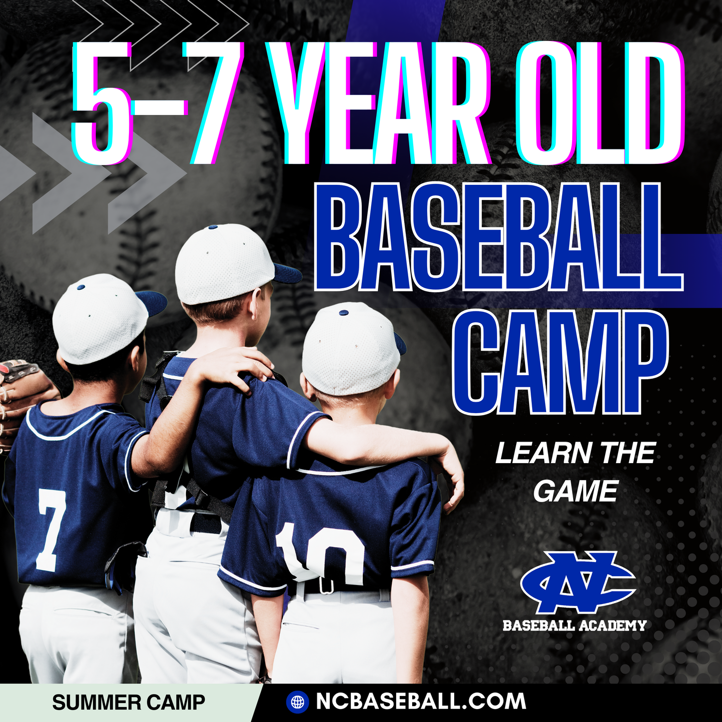 5-7 Year Old Baseball Camp (July 14th-16th 2025)